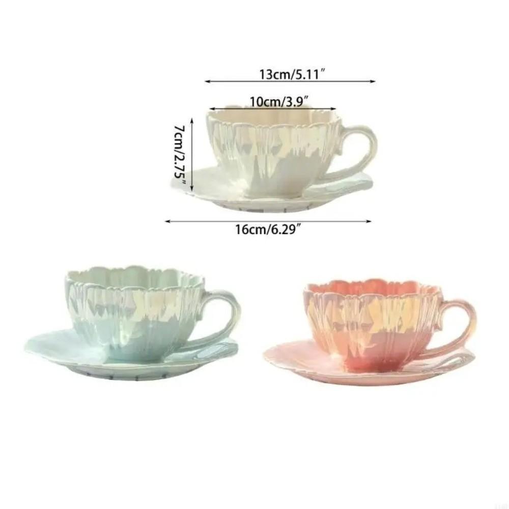 Ceramic Coffee Cup Gradient Juice Cup Coffee Ware Tea Cups Office