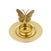 62KD Iron Holder European Leaf Butterfly Stand for Wedding Gift