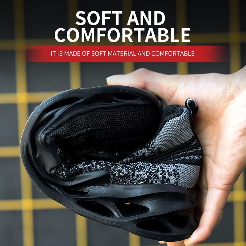 Bocanci de lucru de siguranță cu vârf de oțel, Pantofi de siguranță pentru bărbați, Adidași de lucru, Pantofi de lucru indestructibili pentru bărbați, Vârf de oțel, Pantofi de lucru pentru bărbați