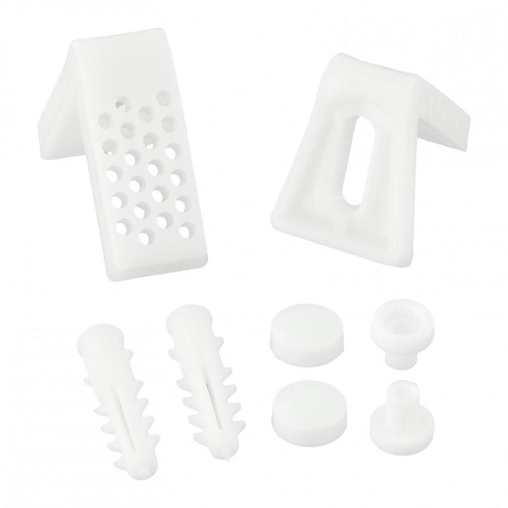WC a Pavimento Angolato per Bagno Bidet O per Kit di Fissaggio Semi-Colonna Bulloni