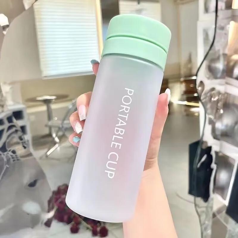 STARCHANGE 550ml Transparent Filter Sports Water Bottle