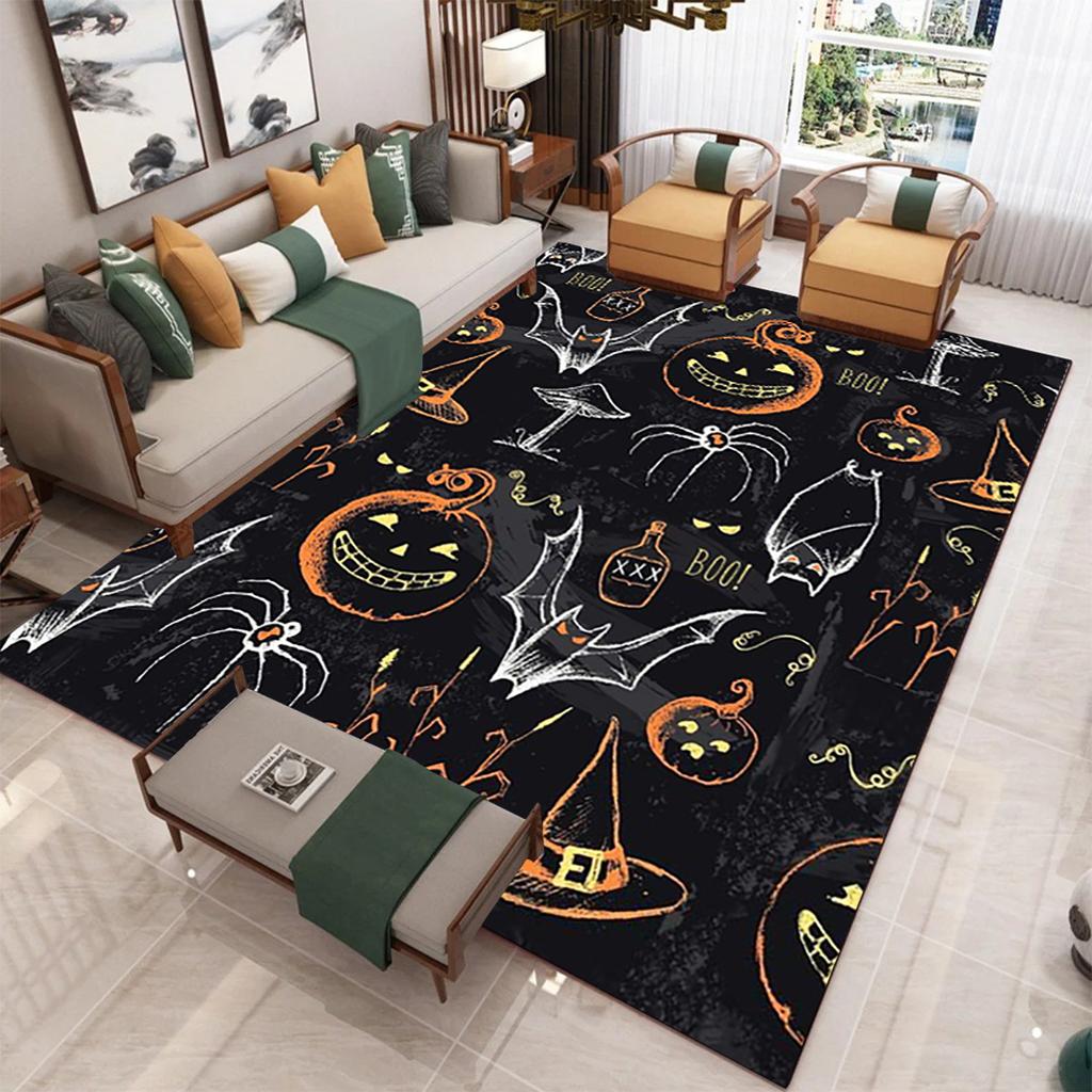 Cartoon Cat Pattern Carpet Mat Large Carpet Decoration Room Living Room Bedroom Household Floor Mat Handsome Mage Cat Carpet