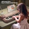 Non-Toxic 37-Key Kids Piano Keyboard Musical Toy With Microphone Music Score For Early Learning Interactive Play Best Gift Christmas Gift