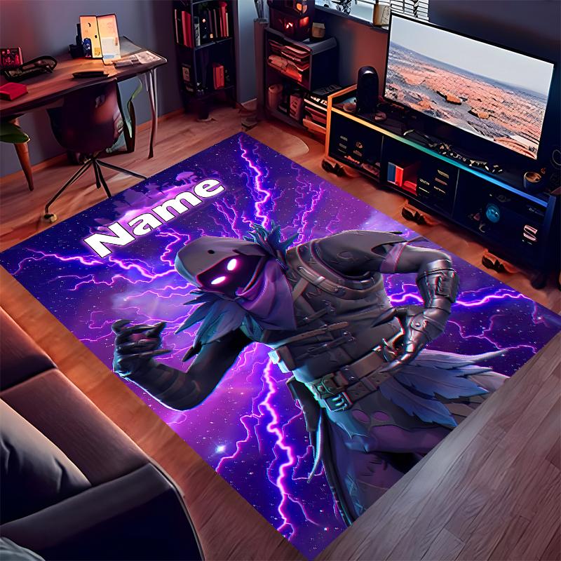 Custom personalization Fortnite Print Area Rug - Soft, Washable Non-Slip Indoor Mat,Living Room,Home&Office Decorative Rug
