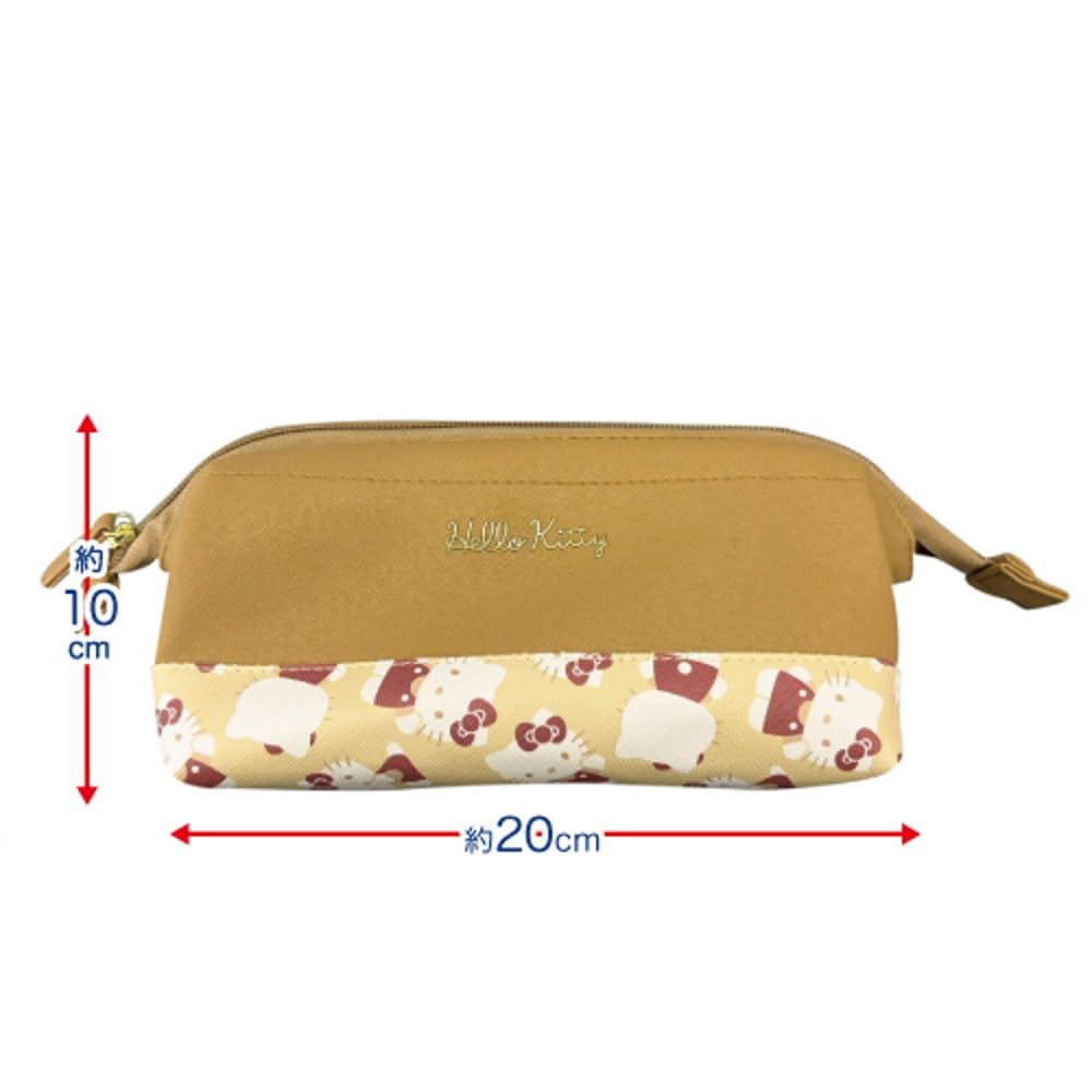 Hatayama Shoji Klettverschluss Flyer Hello H10 x B20 x 34202639 Beutel, Muster, Kitty, D8cm,