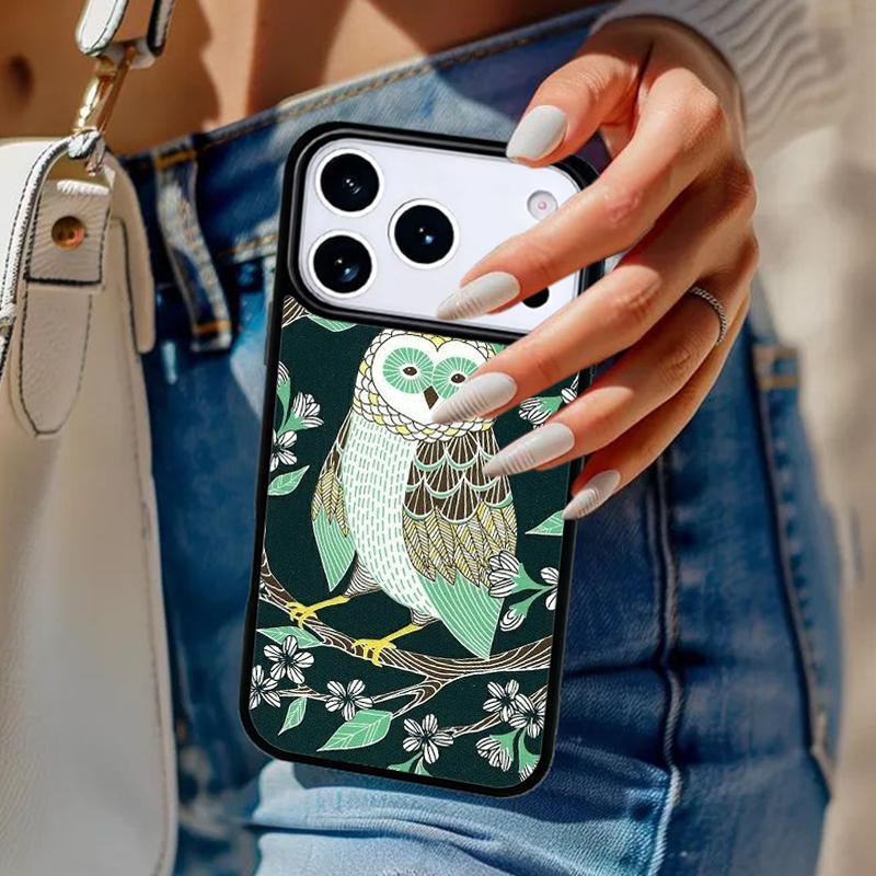 

Милый Мультяшный Чехол-Сова Для iPhone 17 Air 14 15 13 12 Max Чехол Для Apple 14 15 16 16e 11 Pro Max Plus Coque iPhone 17