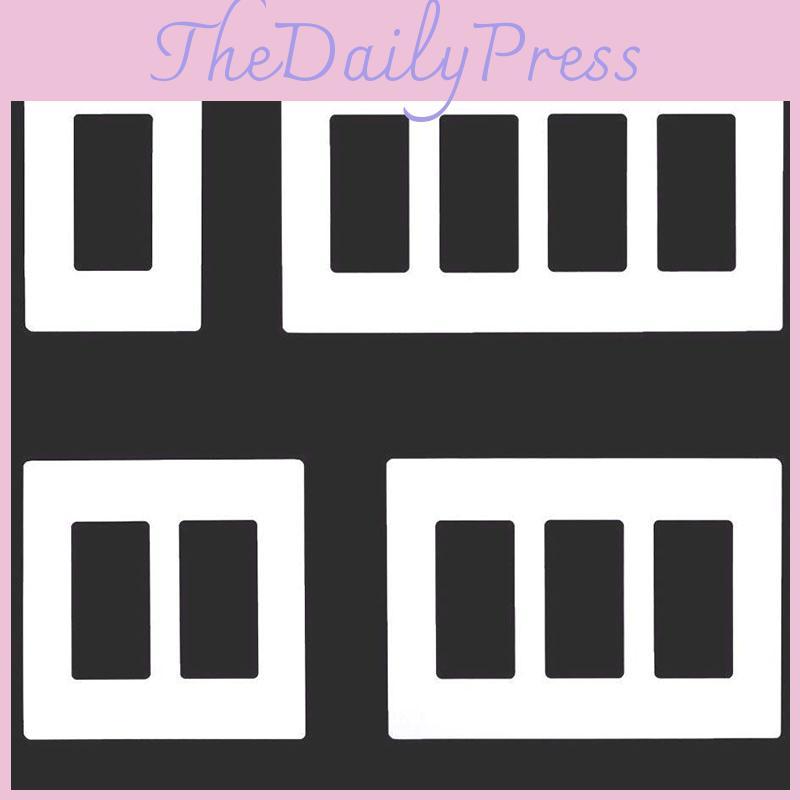 Heat Resistant Polycarbonate Decorator Outlet Wall Plate Rocker Switch Cover