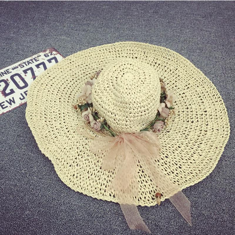 Bride Wedding Headband Boho Floral Headdress Flower Hairband Beach Party Crown