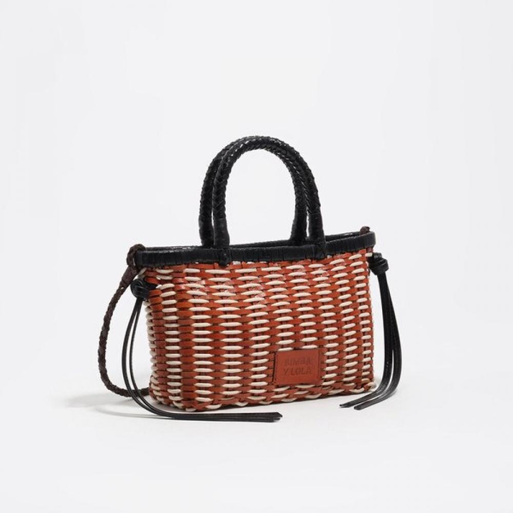 

Bimba Y Lola Mini Pleated Leather Bag Tan B265aib023tnf Tan/FREE