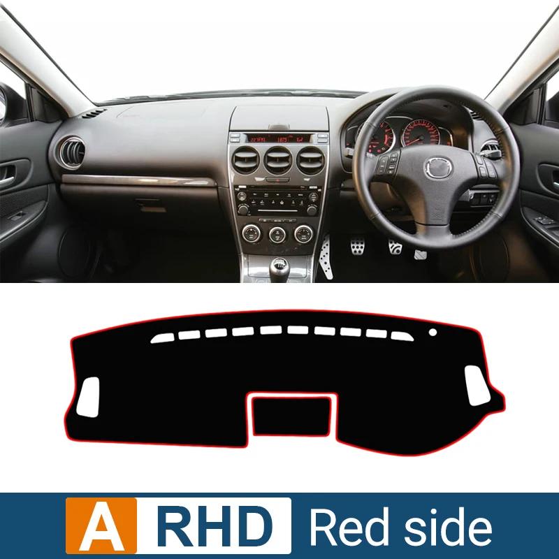Car Dashboard Cover Avoid Light Pad Sun Shade Case Anti-UV Carpets Non-Slip Mats For Mazda 6 GG 2002 2003 2004 2005 2006 2007
