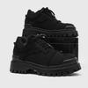 Derby Herren Stoffschuhe mit dicker Sohle Neuestes Designer-Trend-Stil Modisch Outdoor Freizeit Party Übergröße -46 Schwarze Schuhe