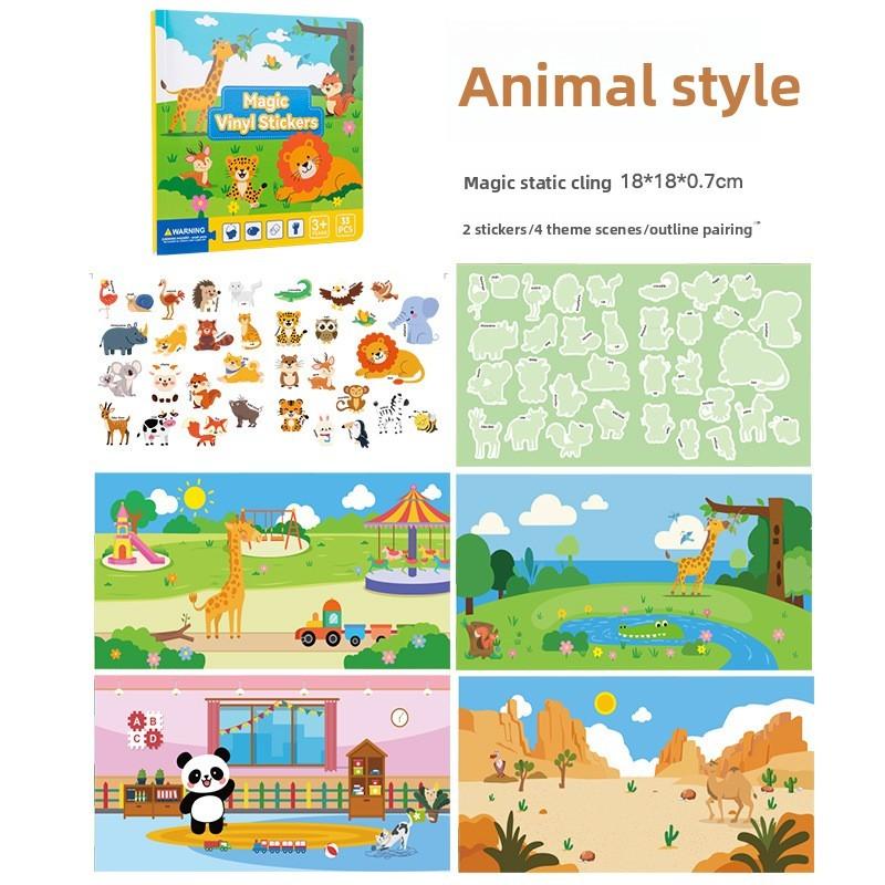 Dinosaur Transportation Animal Ocean Theme Book For Toddlers With Durable Paper Material For Early Education Development