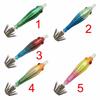 Pesca 5cm Fishing Octopus Jig Luminous UV Blowing Tube Squid Hook Explosion Hook Deep Sea Fishing