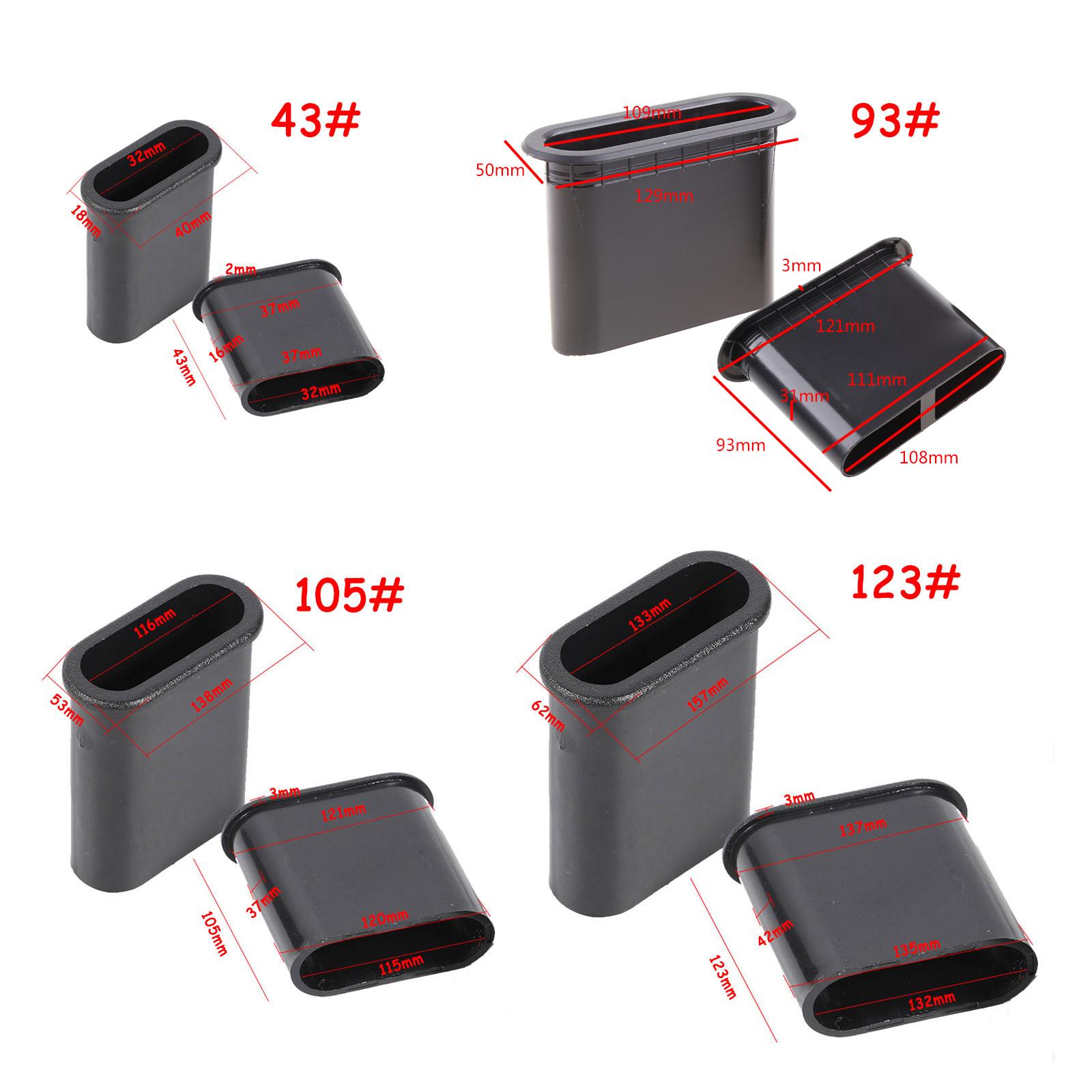 

Flat-shaped Speaker Inverted Tube Speaker Inverting Holes Subwoofer Speaker Inverted Tube Easy to Install Guide Tube 43