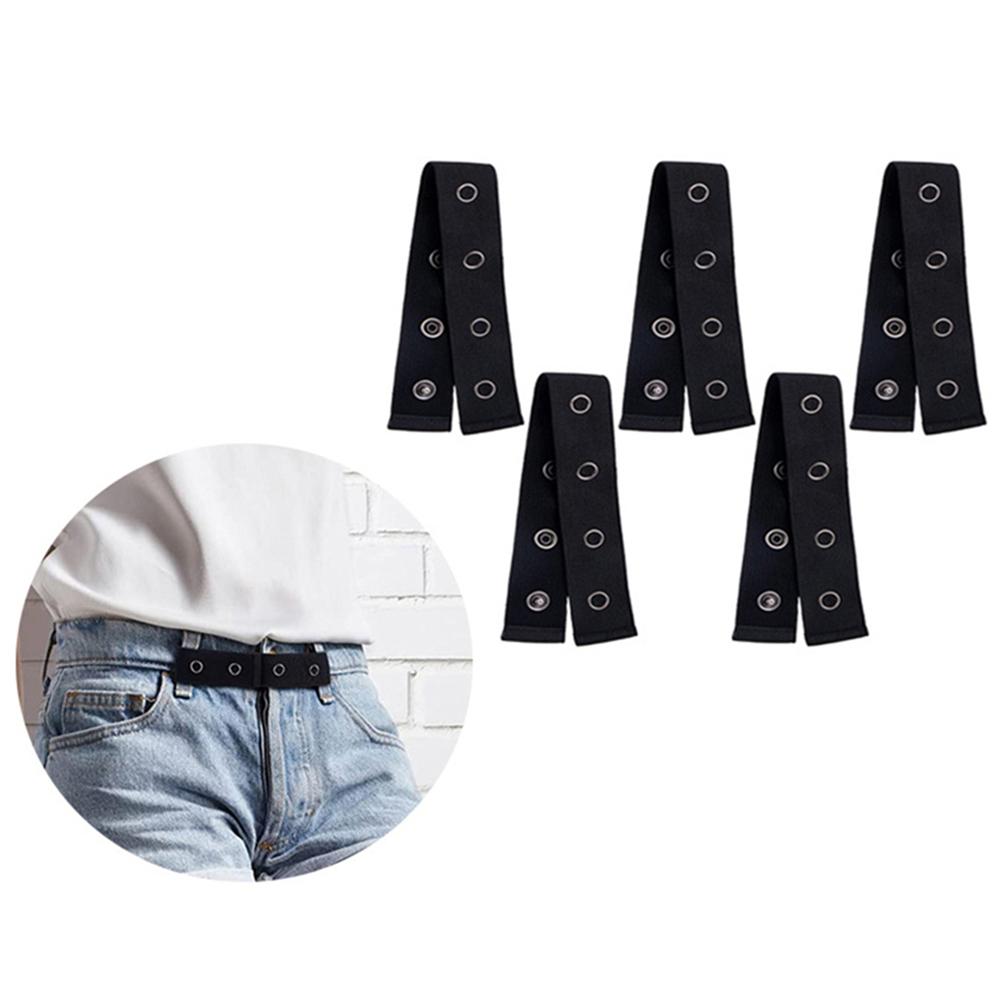 1PC Fashion Adjustable For Pregnant For Women Without Buckle Elastic Belts Easy Belts Pants Waist Extension Belt No Hassle Belt