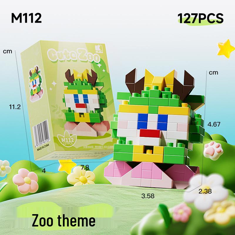 Pirate Anime Character Building Blocks for Kids - Educational Assembly Desktop Ornaments