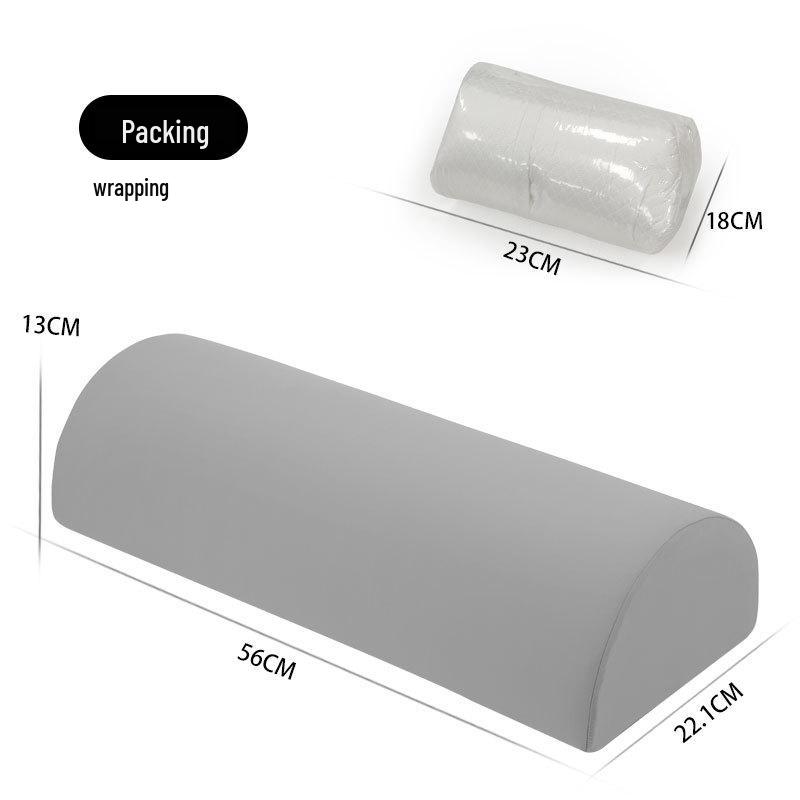 Ergonomic Half-Cylinder Cervical Pillow for Neck Support and Traction
