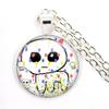 TBH Autism Creature Yippies Creative Funny Yippee Meme Cartoon Glass Cabochon Pendant Necklace Charm Jewelry Gift Jewelry