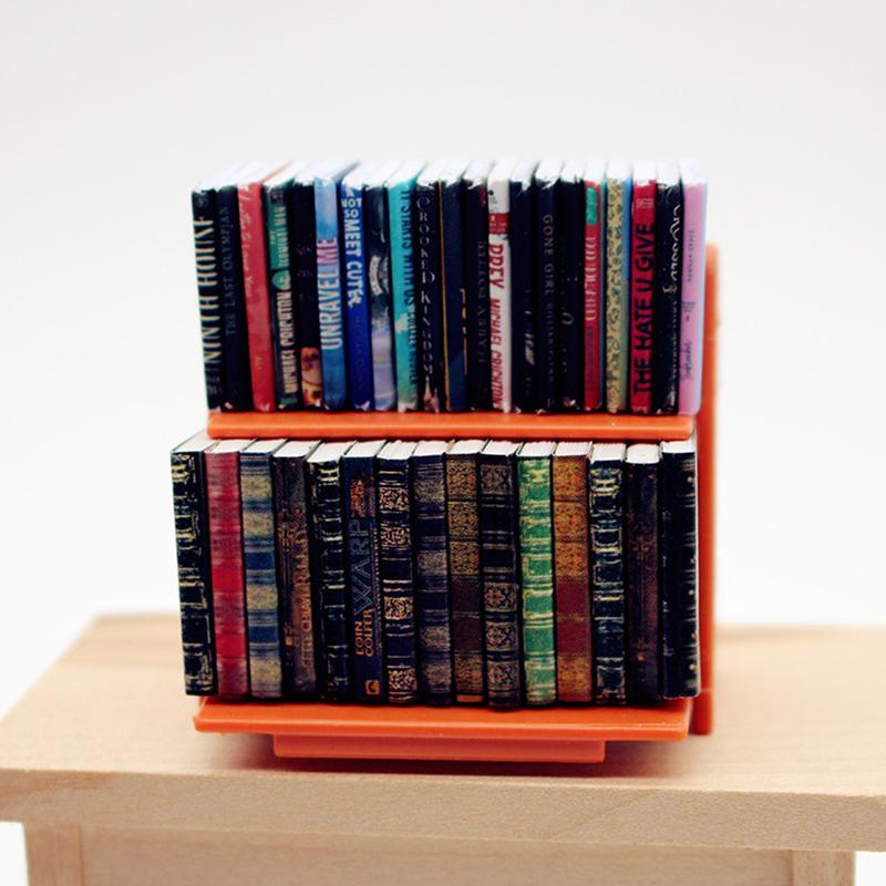 

1:12 Мини-книг для моделирования кукольного домика. Модель книжной полки. Украшение кабинета кукольного домика. Аксессуары для кукольного домика. one size