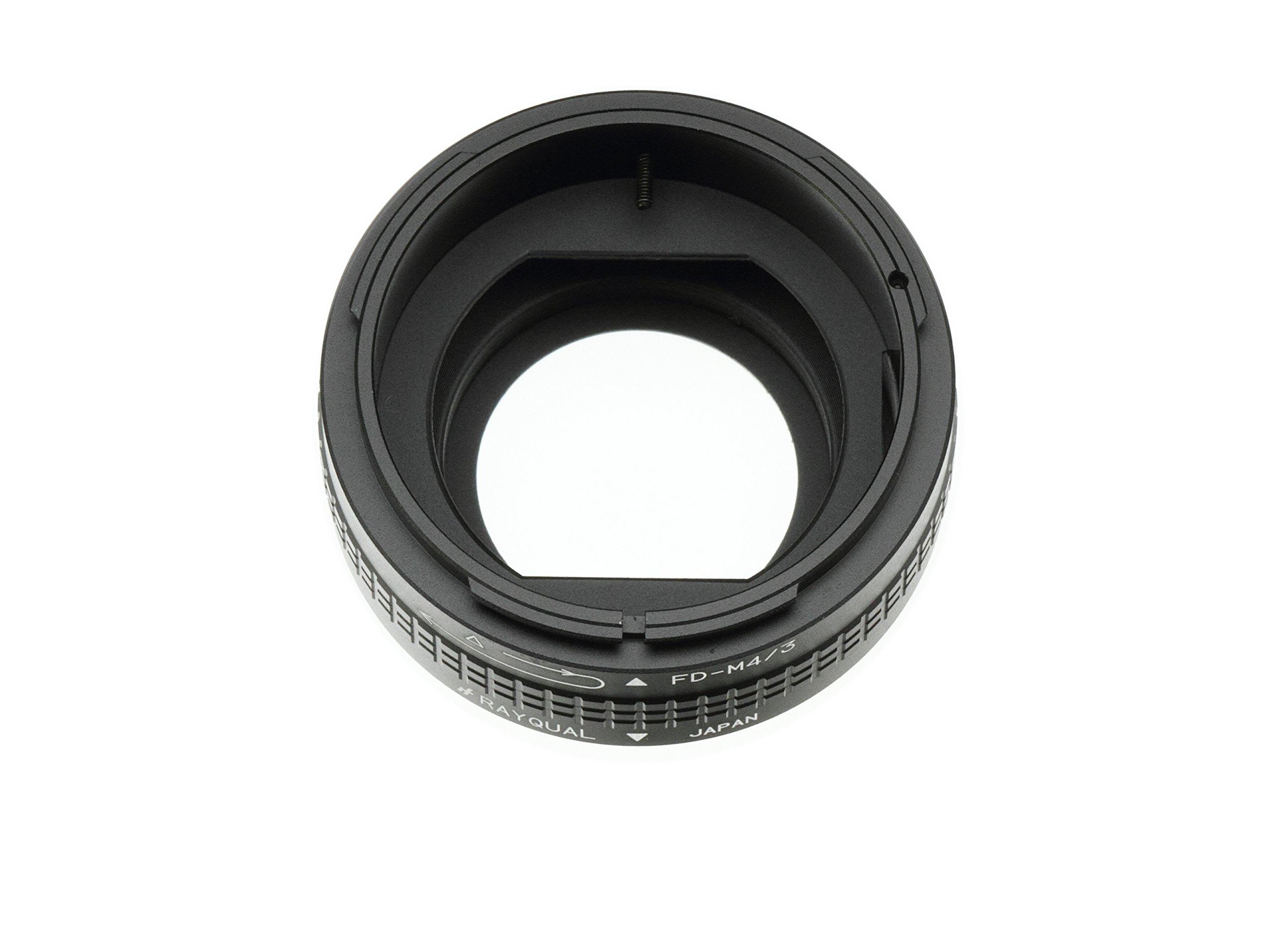 

Rayqual Lens Mount Adapter for Canon FD Mount Lenses to Micro Four Thirds Mount Cameras Japanese-made CFD-MF
