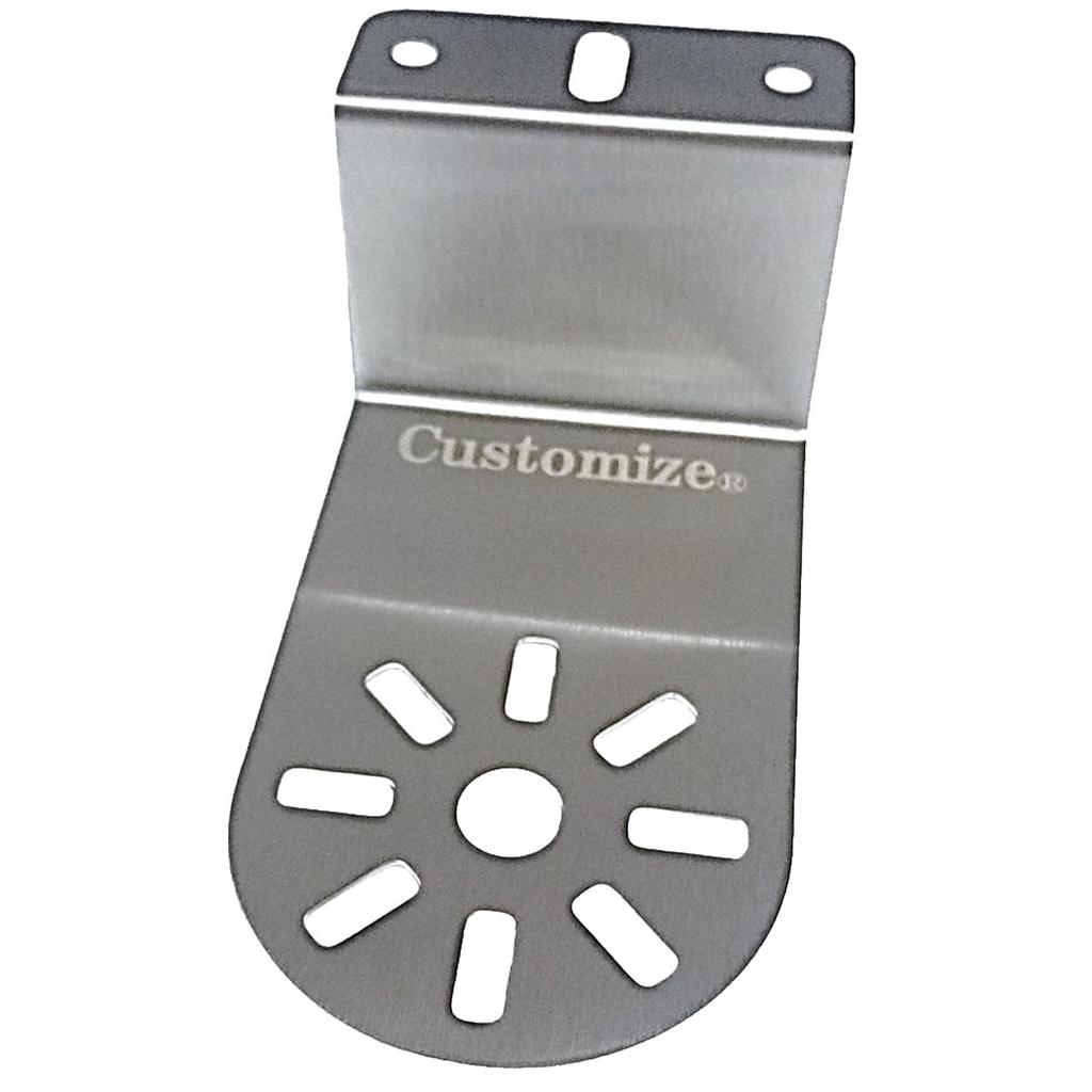 Marker Lamp Truck Angle Stainless Set of or 10 Brackets, Accessories, Z-Shaped Brackets, 45° Mountable, Steel, 2, 4, 6, 8, (2)