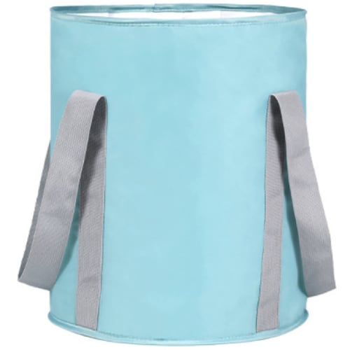 Cicogna Foot Bath Bucket, Foldable, Simple Icing Bucket, Inspired by Your Room, Lightweight and Portable for Camping (Blue, Large)