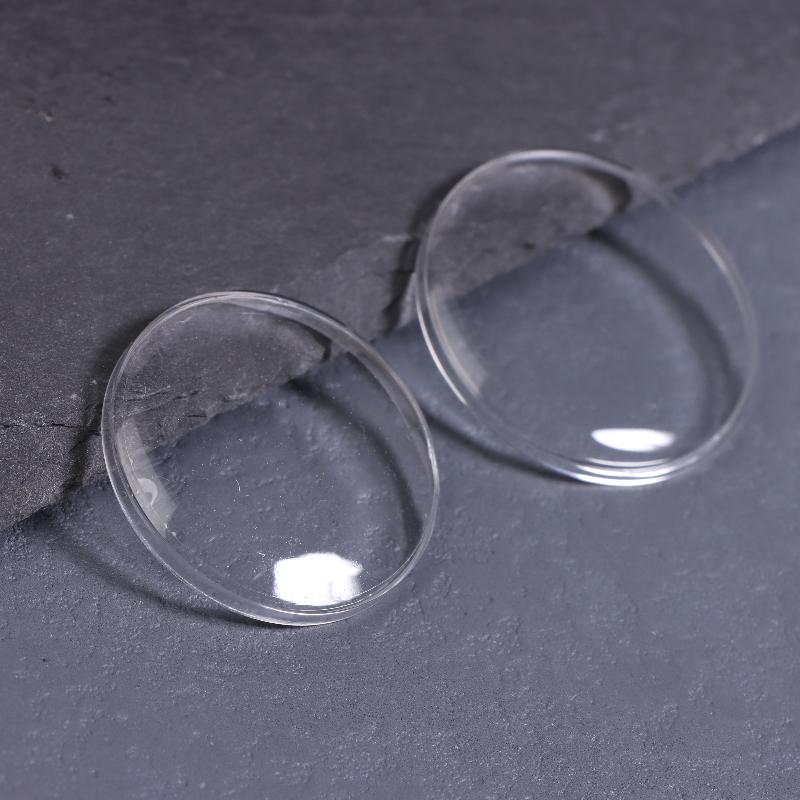 25-36MM Acrylic Round Watch Mirror Lid Watch Replacement Mask Transparent Surface Flat Face Mirror