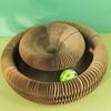Cat Accordion Toy Magic Organ Cat Scratching Board with Ball Track Interactive Kitty Kurlz Toy Foldable Cat Scratcher for Indoor Cats