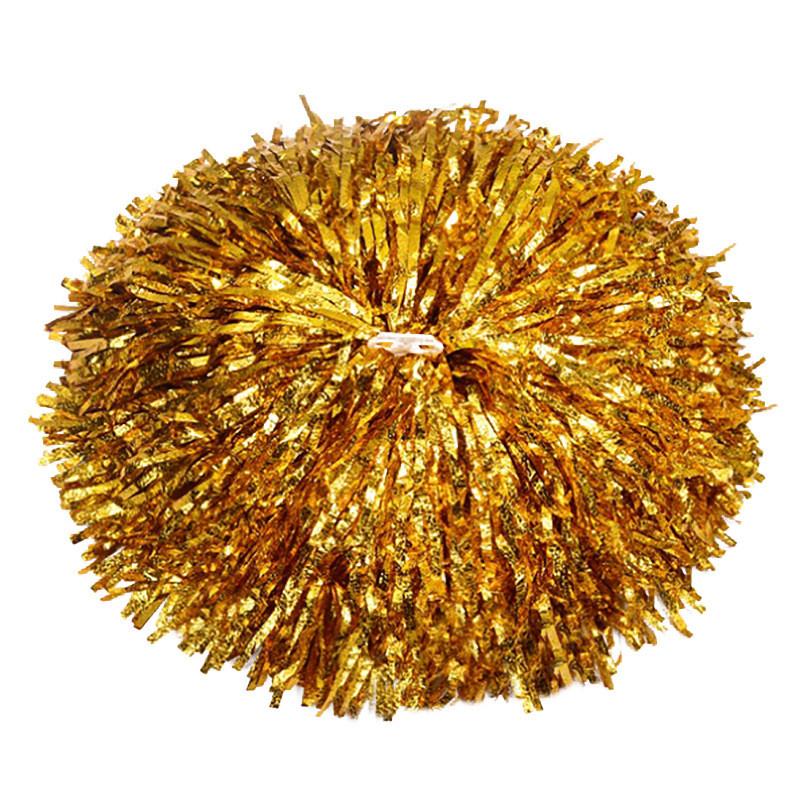 Cheerleading Pom Poms Pvc Handmade Bright Colors For School Sports Events And Dance Performances