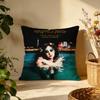 Trendy CChappell Roaned Cushion Cover Versatile DoubleSided Pillow Case Fit for Sofa Bed Car  Daily Decor