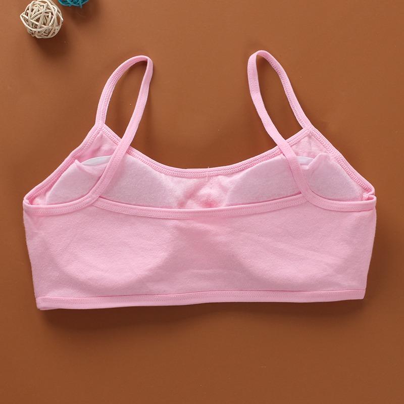 Young Girls Soft Cotton Training Bra Tube Top Puberty Breathable Underwear