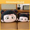 Ne Zha 2 Plush Toy Cute Cartoon Girl Sofa Decoration Soft Cushion Gift Doll