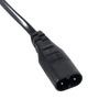 For Pdu Ups 25Cm Iec320 C8 Male To Europe Schoko Cee7/16 Outlet Female Socket Power Extension Cable
