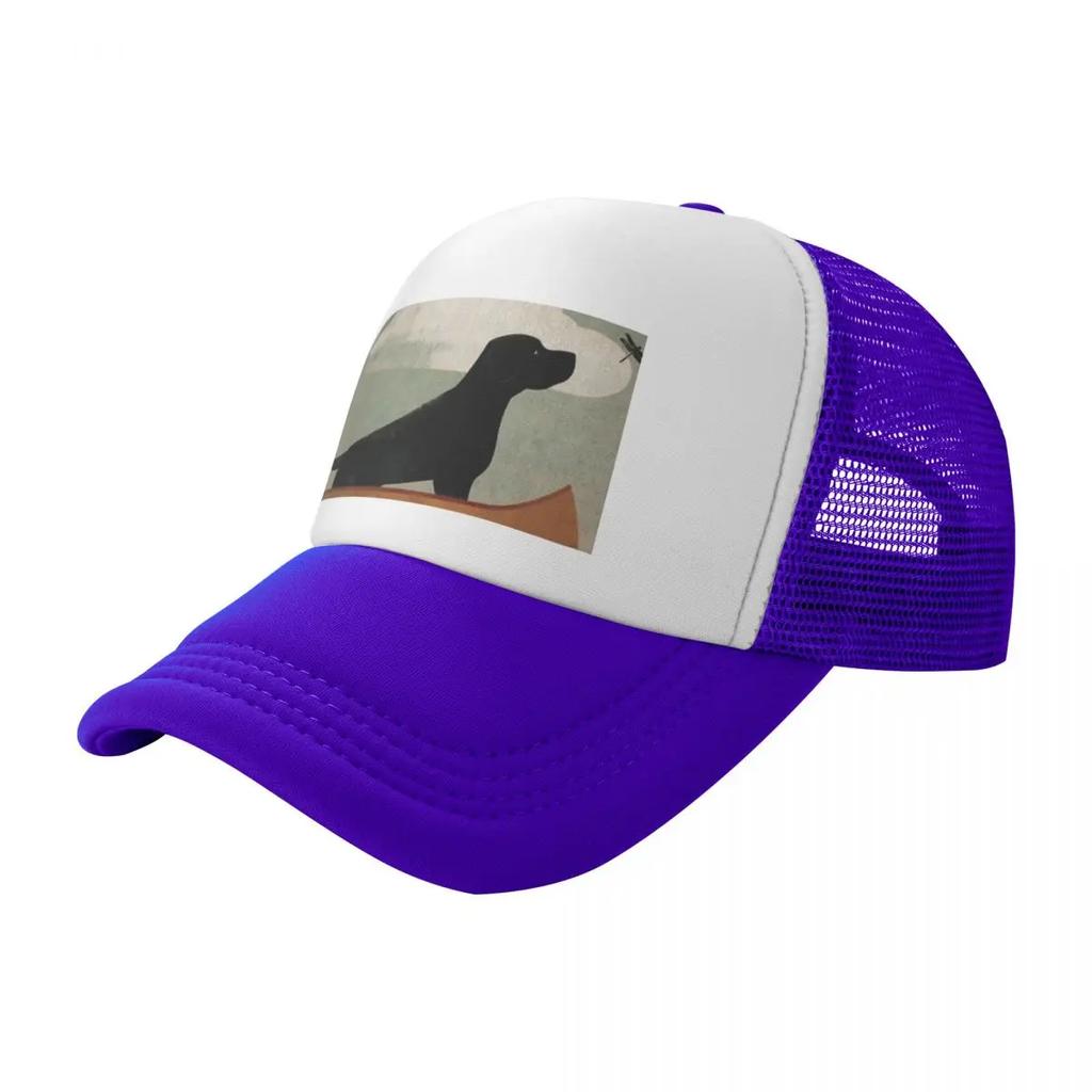 Black Dog Canoe Baseball Cap Streetwear Dad Hat Gentleman Hat Unique Hats Unisex Hats Women's