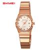SKMEI 2342 Women's Quartz Watch Elegant Stainless Steel Band Crystal Accents Classy Style for Daily Wear Date Display Wristwatch