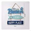 Nautical Welcome Sign Mediterranean Door Hanger Coastal Wall Decor for Restaurant, Cafe, Washroom