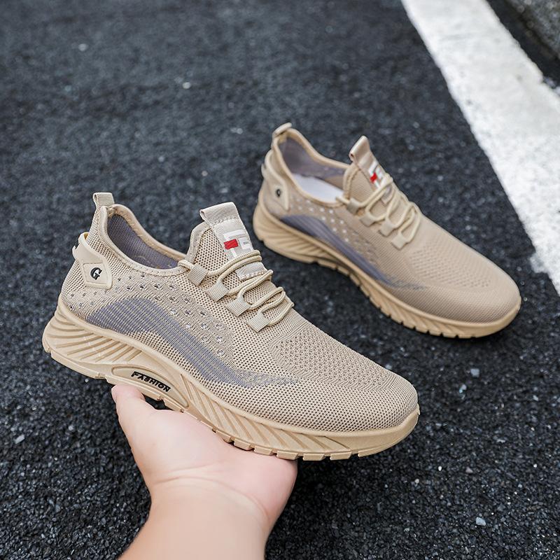 

Summer new products men s hollowed-out casual shoes comfortable and breathable sports shoes fly-woven mesh shoes men s shoes soft-soled lightweight cl 39