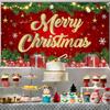 Large Merry Christmas Banner - 72x44 Inch Christmas Backdrop for Parties, Gatherings, Photo Shoots & Holiday Decor