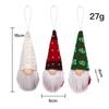 3Pcs/lot Christmas Gnome Elf Doll Pendant Merry Christmas Decorations For Home Xmas Tree Ornament  New Year