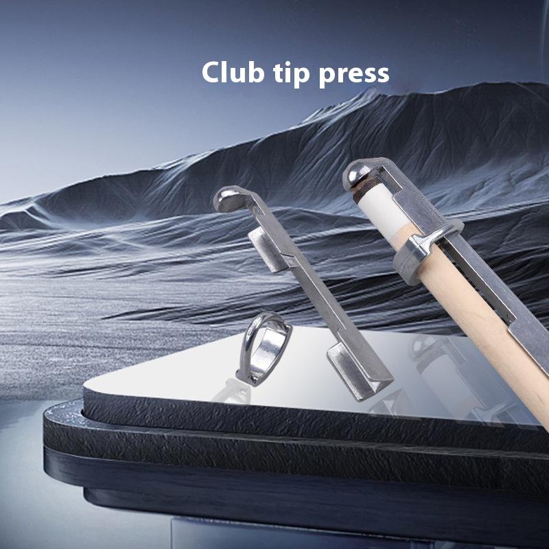 1Pc Aluminum Alloy Pool Cue Tip Clamp Replacement Repair Tools Billiard Cue End Fixer Useful Fastener Billiard Stick Clamps