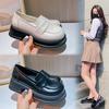 Leather Loafers Women's 2025 Spring and Summer New British Style Small Leather Shoes Women's Casual Fashion Single Shoes Trendy Versatile Women's Shoe