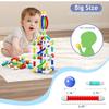 Magnetic Building Blocks, 36 PCS Pop Tubes & Balls Sensory Toy Set, STEM Montessori Educational Learning Activities for Kids 3+ Years (36pcs)