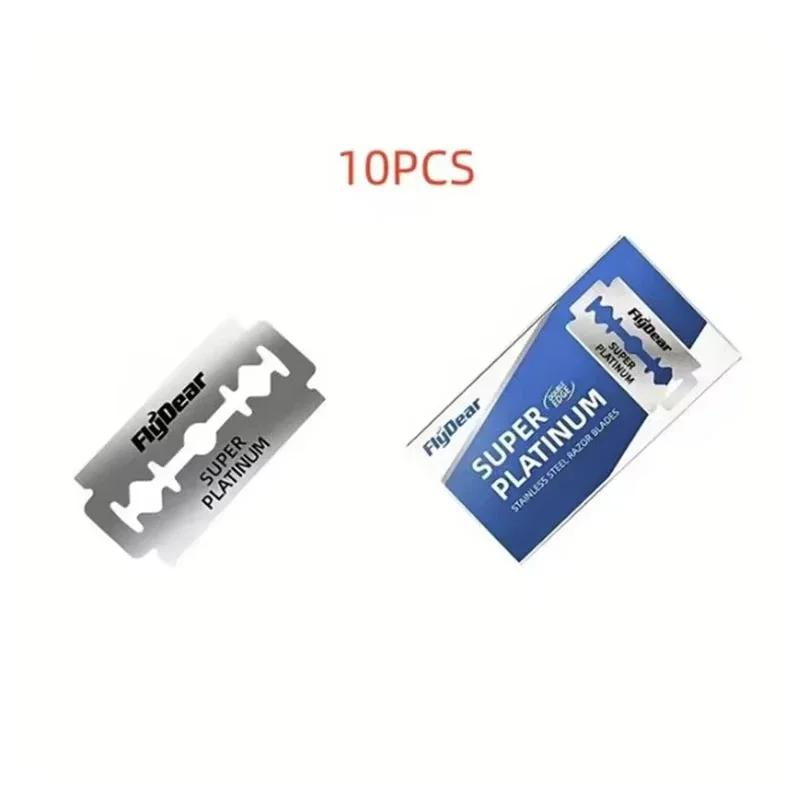 Stainless Steel Material 10-100Pcs Double Edge Safety Razor Durable Professional Portable Provide Comfortable Shaving For Male