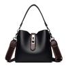 Luxury Designer Faux Genuine Leather Tote Shoulder Bags Solid Color Handbag for Women Handbag Ladies Messenger Bag