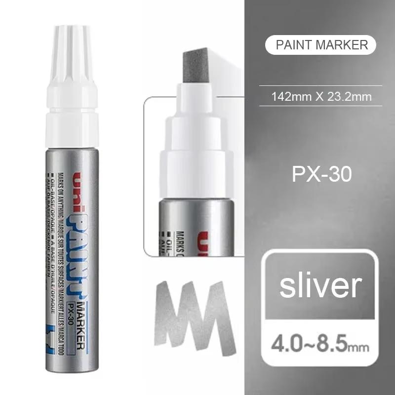 Japan UNI Oliebasis Verf Markers PX-30 Industriële Pen Permanente Waterbestendige Reparatie Pen Auto Krassen Verwijderaar DIY Graffiti