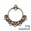 Graduation Accessories Women Round Multi-Hole Earring Connector Accessories Parts Clearance Sale Items Accessories For Girls