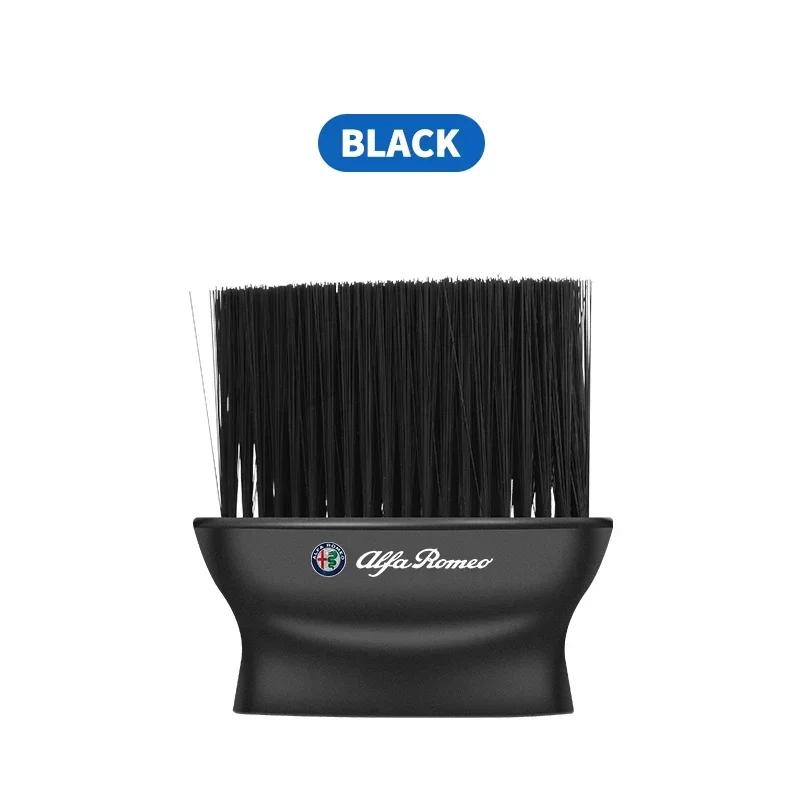 

Car Stickers For Alfa Romeo Car Air Outlet Cleaning Brush Auto Accessories For Alfa Romeo Giulia Stelvio Giulietta 156 159 147 M чёрный