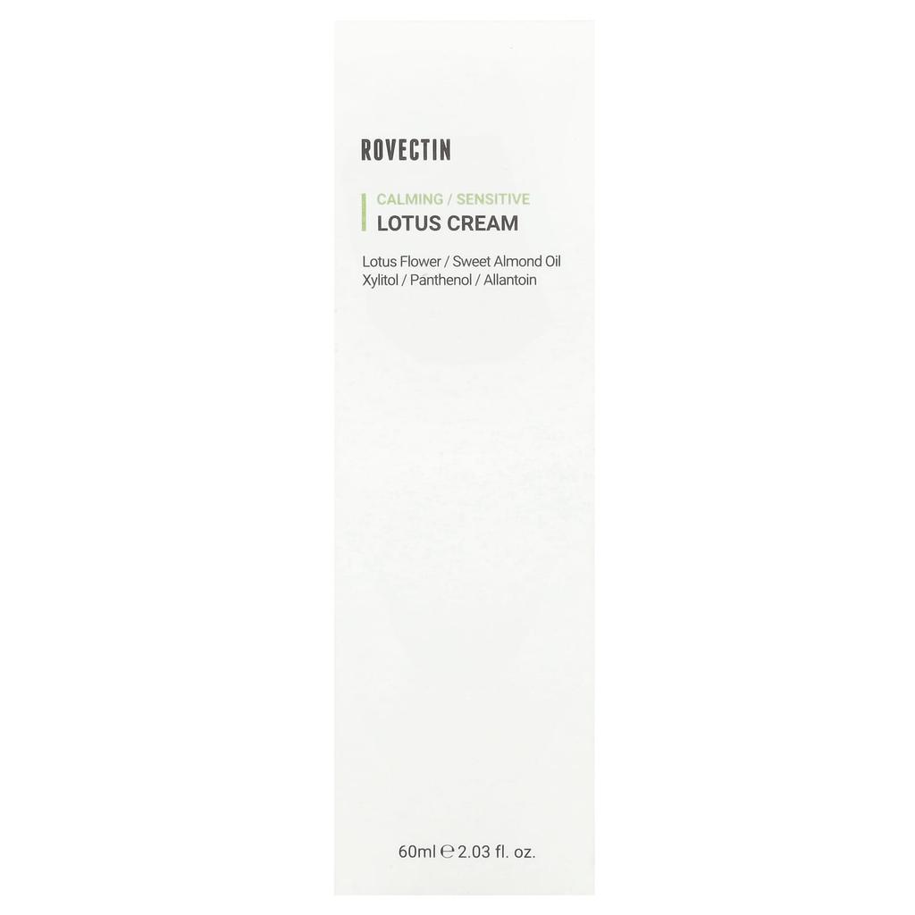 ROVECTIN Crema Lenitiva al Loto, 2,03 fl oz (60 ml)