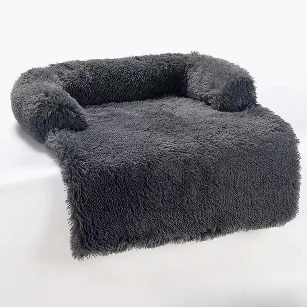 Creative Cat Bed Dog Bed Plush Comfortable Nest Cushion Right Angle Sofa Bed Dog Bed Sofa Bed Pet Mat High Side Sleeping Nest