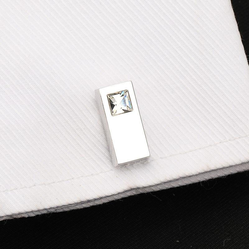 French Shirt Cufflinks Business Crystal Cuff Nails Men'S High-End Shirt Buckles Cuff Buckles Men'S And Women'S Gift Boxes